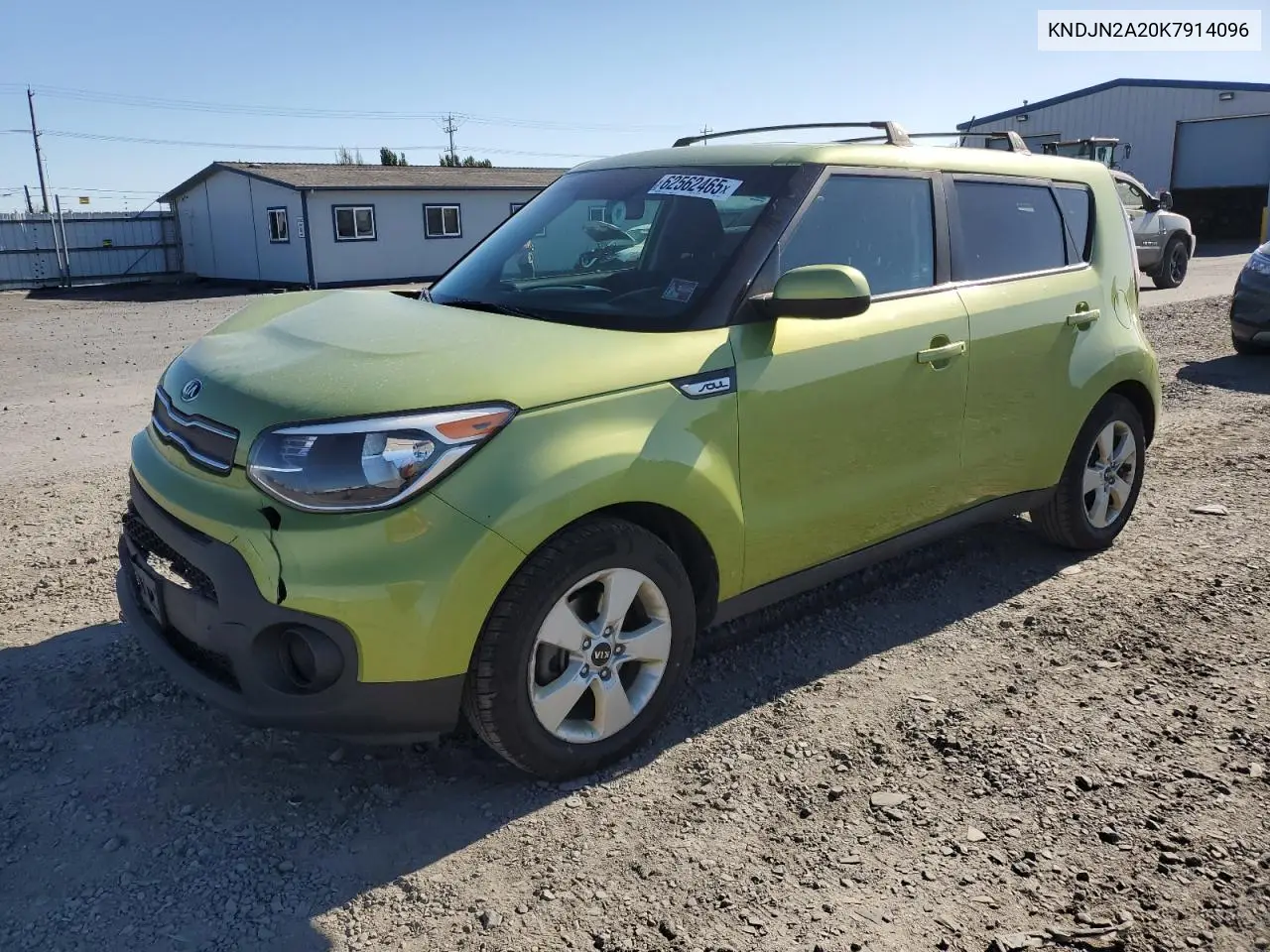 2019 Kia Soul VIN: KNDJN2A20K7914096 Lot: 62562465