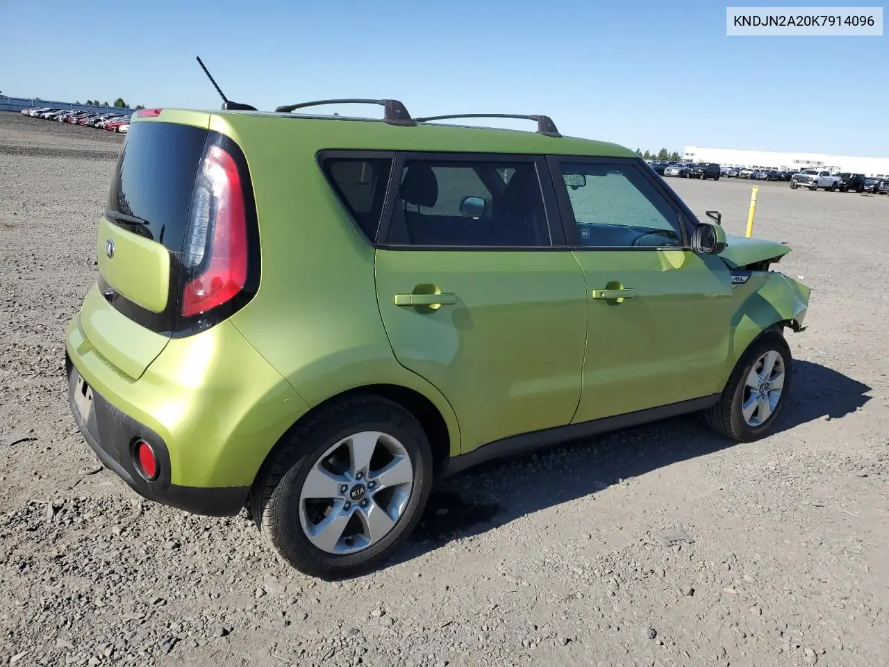 2019 Kia Soul VIN: KNDJN2A20K7914096 Lot: 62562465
