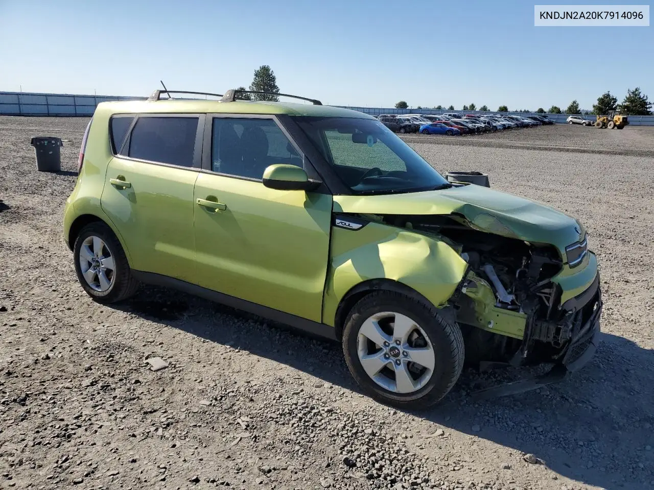 2019 Kia Soul VIN: KNDJN2A20K7914096 Lot: 62562465