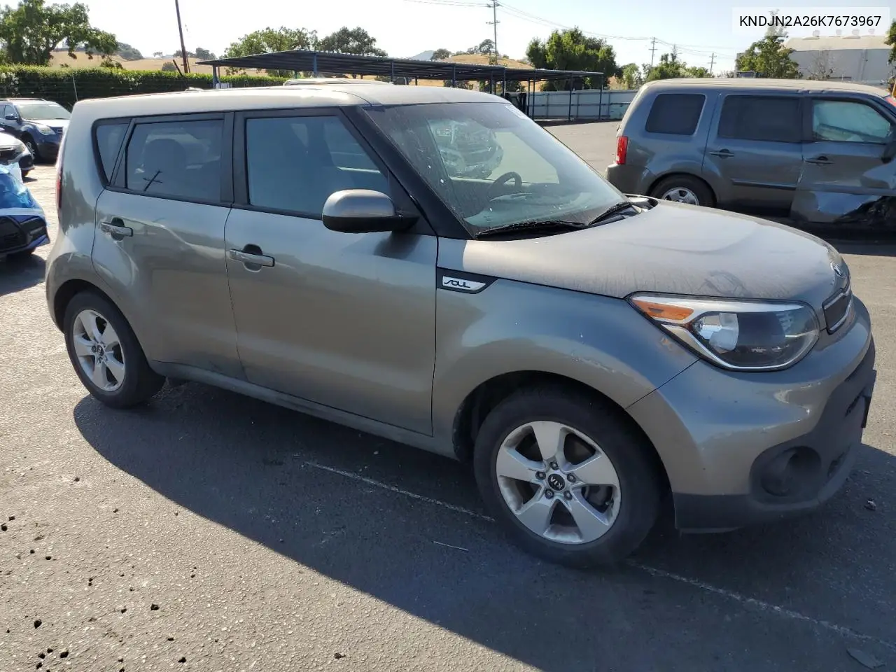 2019 Kia Soul VIN: KNDJN2A26K7673967 Lot: 62738355