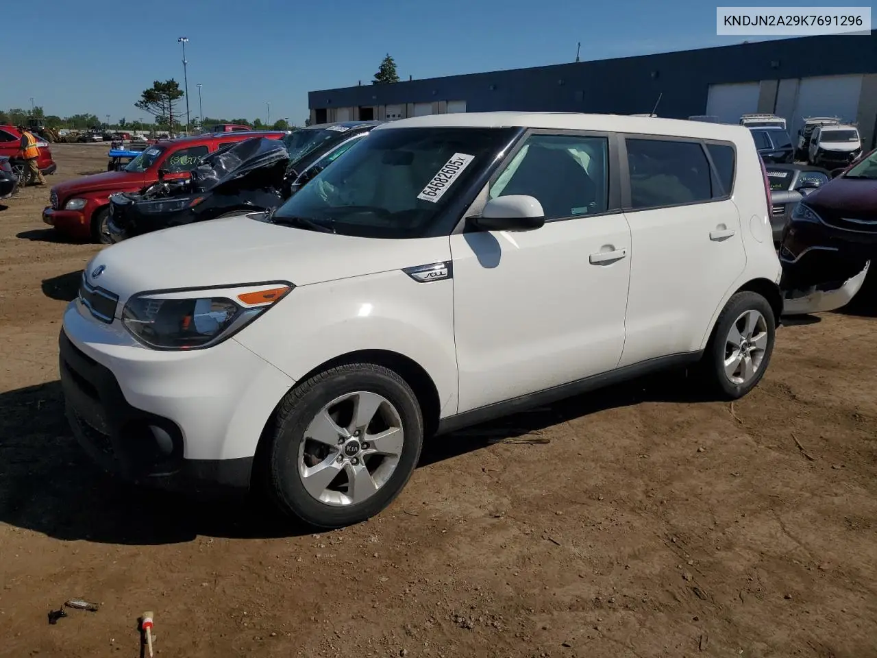 2019 Kia Soul VIN: KNDJN2A29K7691296 Lot: 64682605