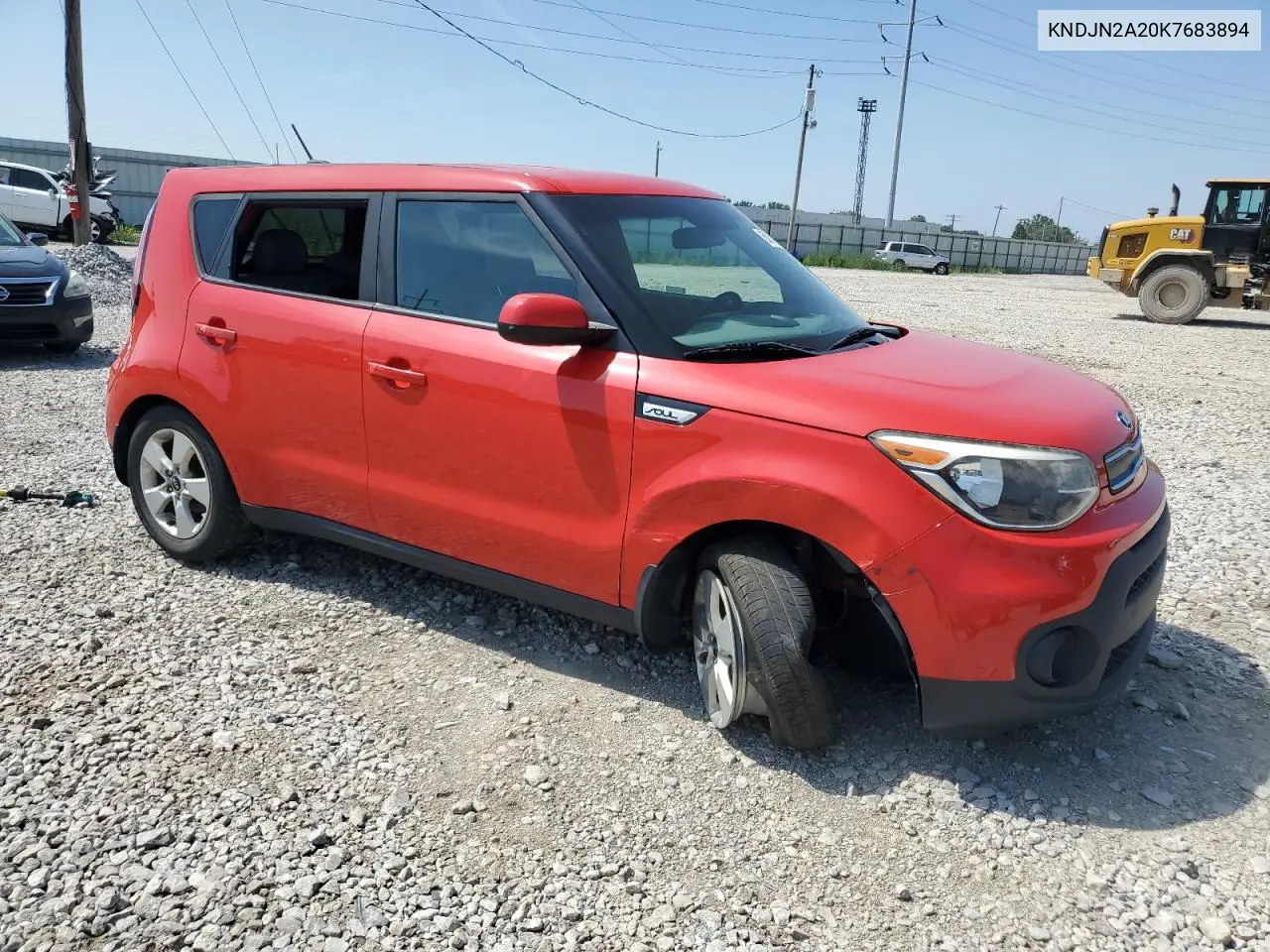 2019 Kia Soul VIN: KNDJN2A20K7683894 Lot: 65634285