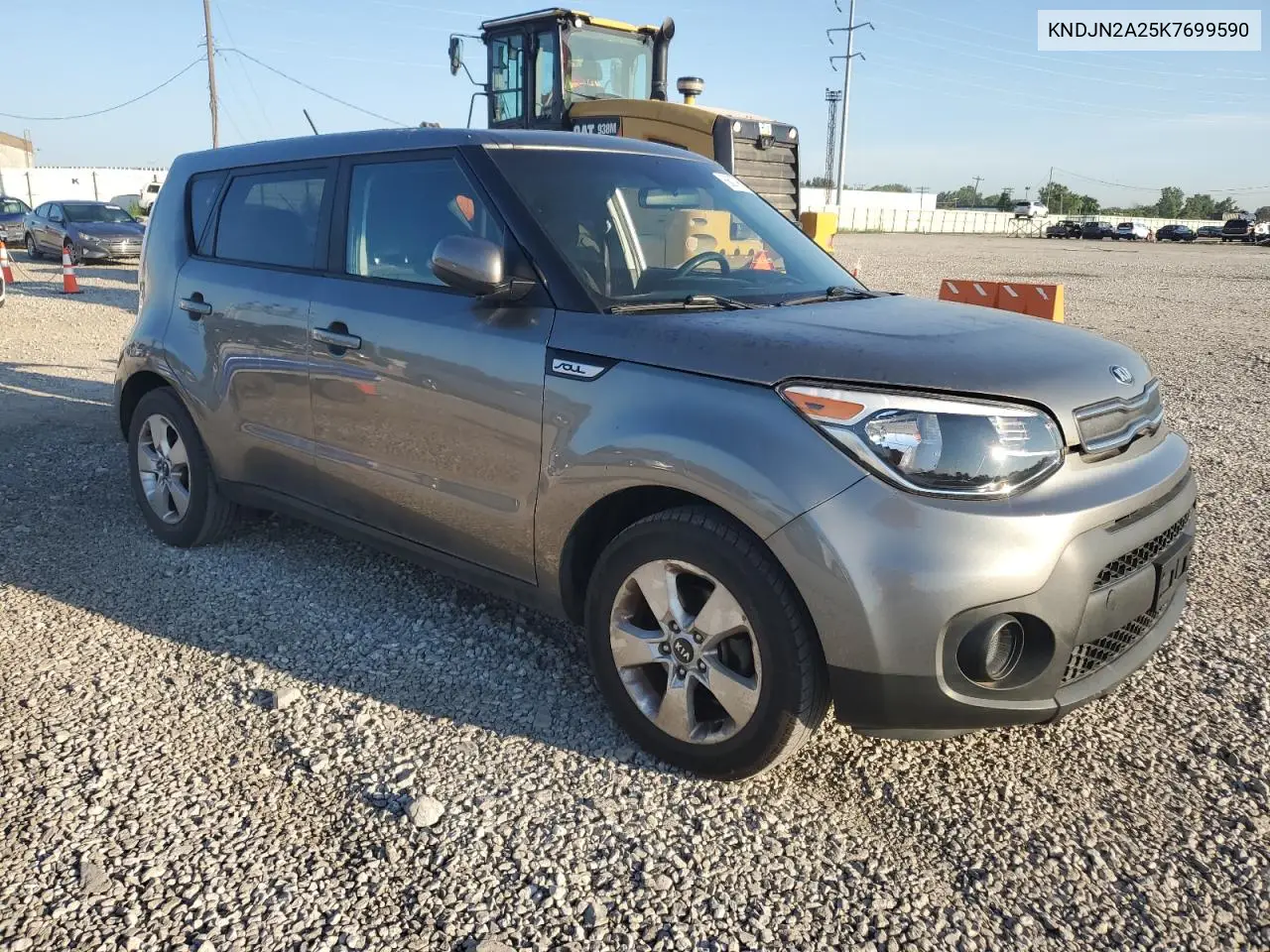 2019 Kia Soul VIN: KNDJN2A25K7699590 Lot: 66079525