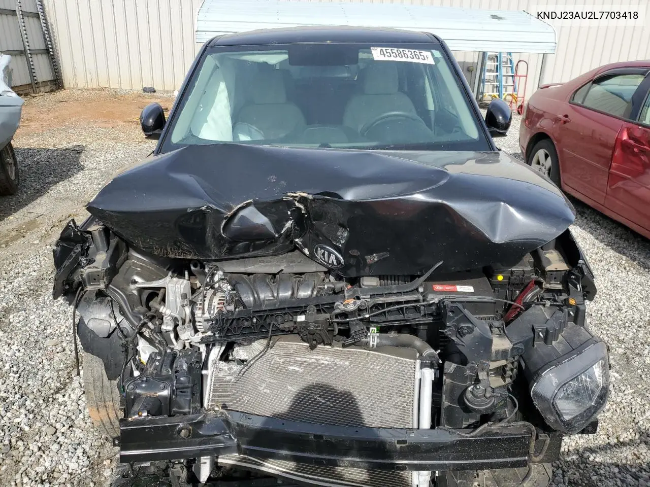 2020 Kia Soul Lx VIN: KNDJ23AU2L7703418 Lot: 45586365