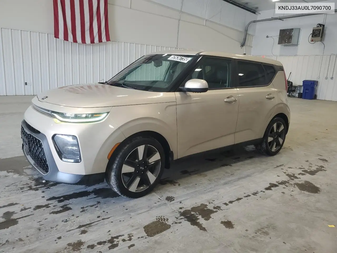 2020 Kia Soul Ex VIN: KNDJ33AU0L7090700 Lot: 52636735