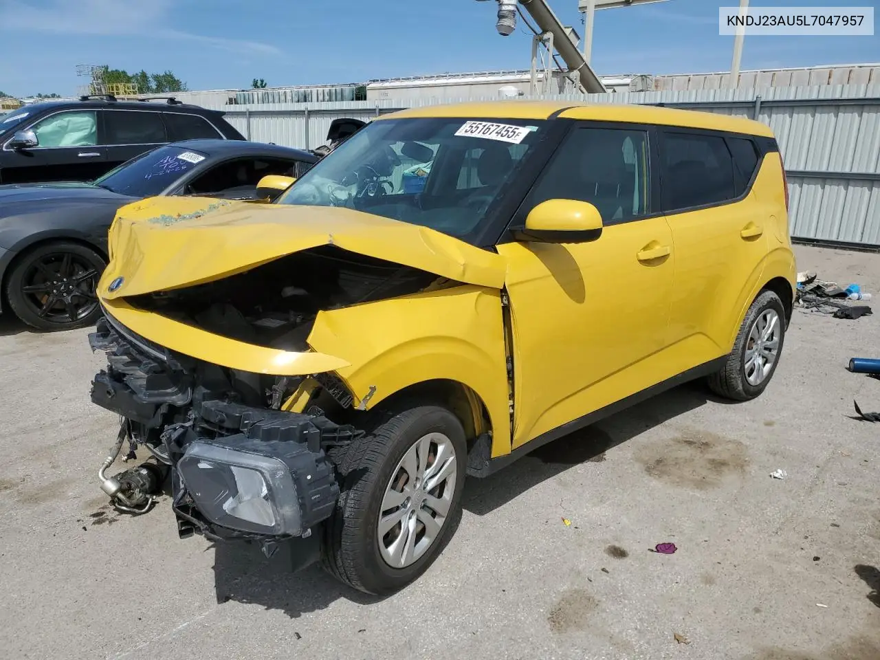 2020 Kia Soul Lx VIN: KNDJ23AU5L7047957 Lot: 55167455