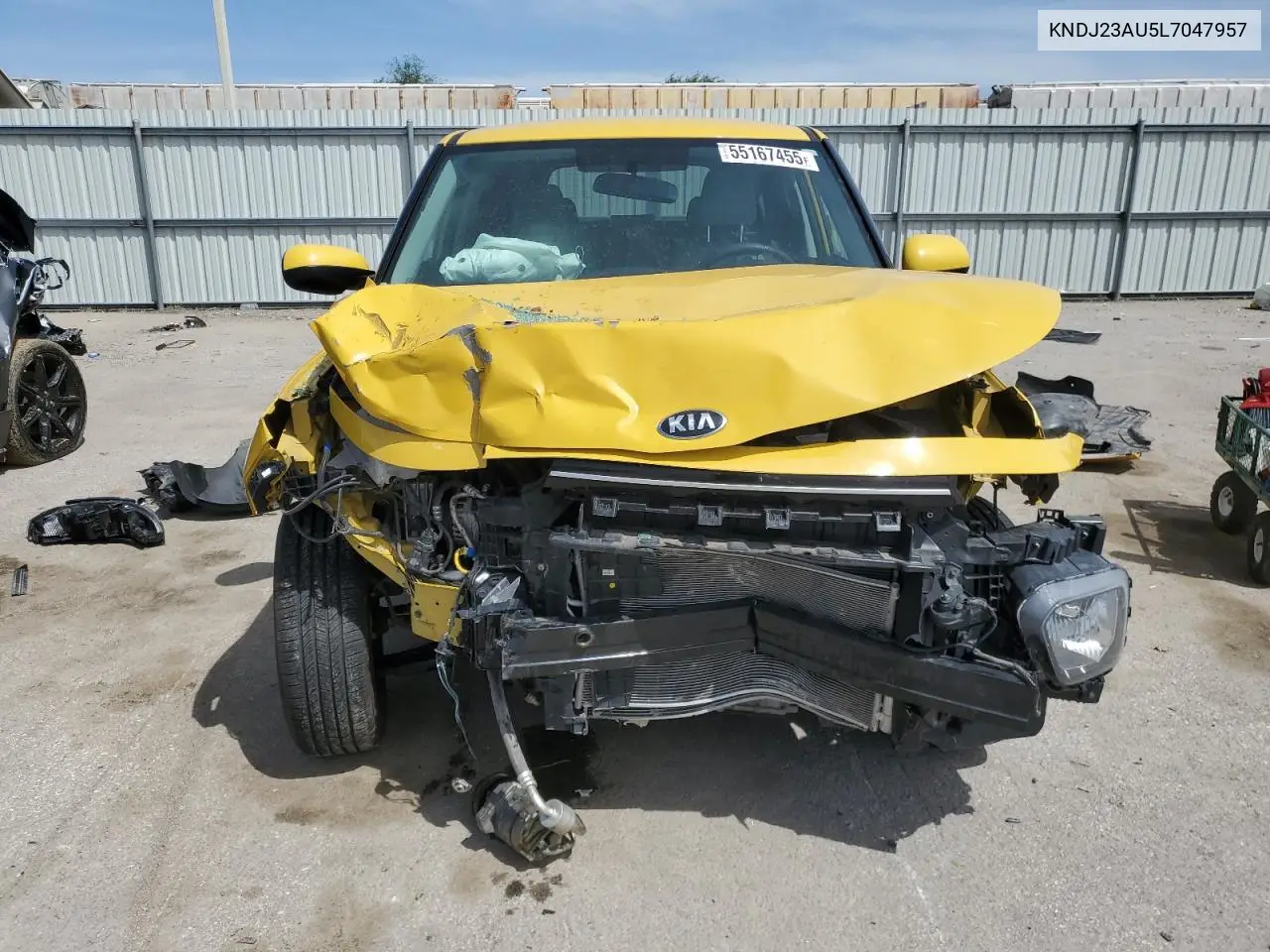 2020 Kia Soul Lx VIN: KNDJ23AU5L7047957 Lot: 55167455