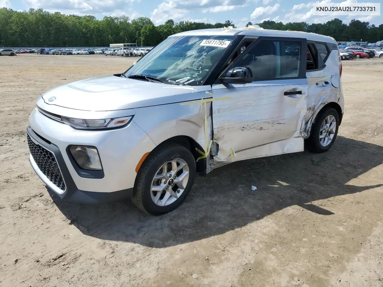 2020 Kia Soul Lx VIN: KNDJ23AU2L7733731 Lot: 55611795