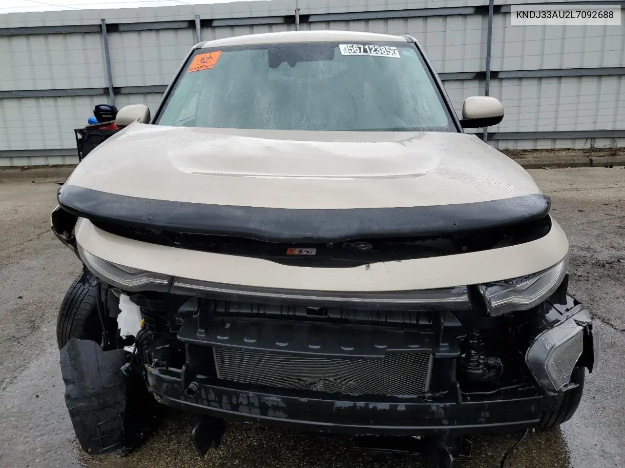 2020 Kia Soul Ex VIN: KNDJ33AU2L7092688 Lot: 56712385