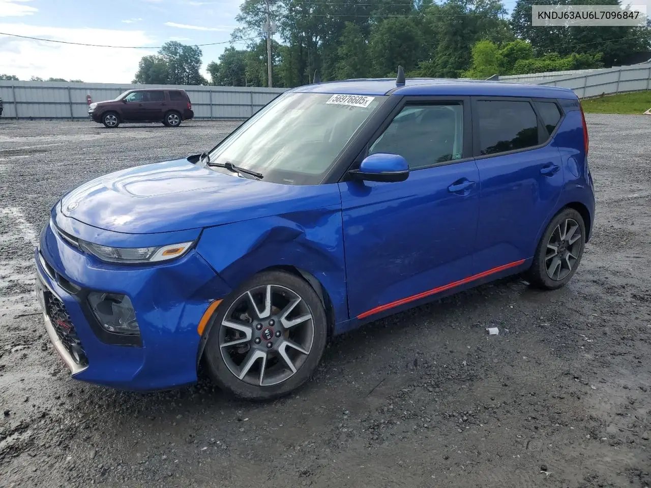 2020 Kia Soul Gt Line VIN: KNDJ63AU6L7096847 Lot: 56976605
