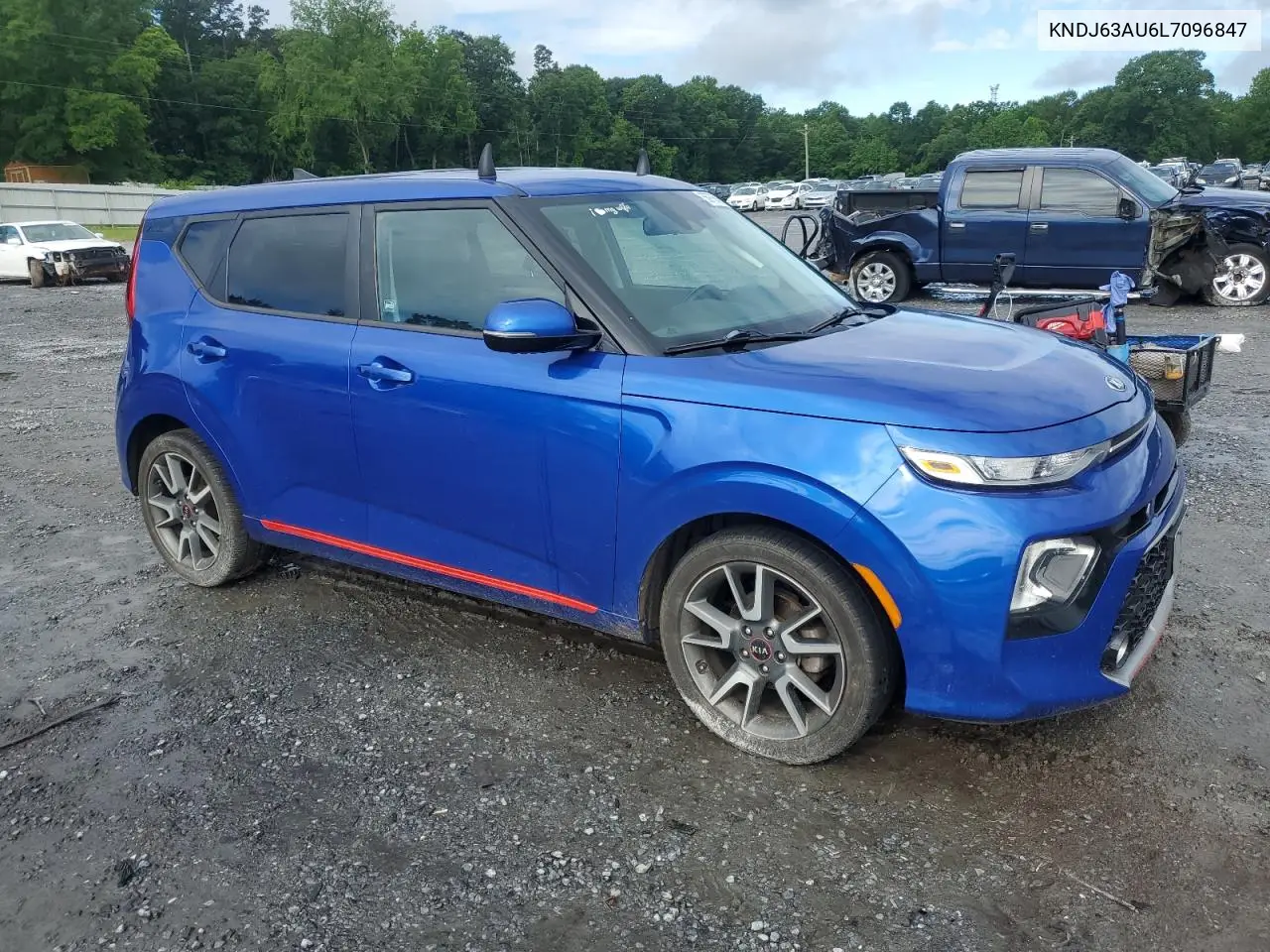 2020 Kia Soul Gt Line VIN: KNDJ63AU6L7096847 Lot: 56976605