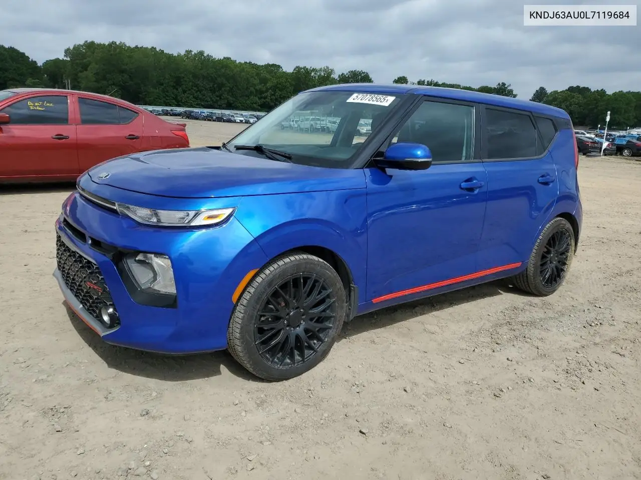 2020 Kia Soul Gt Line VIN: KNDJ63AU0L7119684 Lot: 57078565