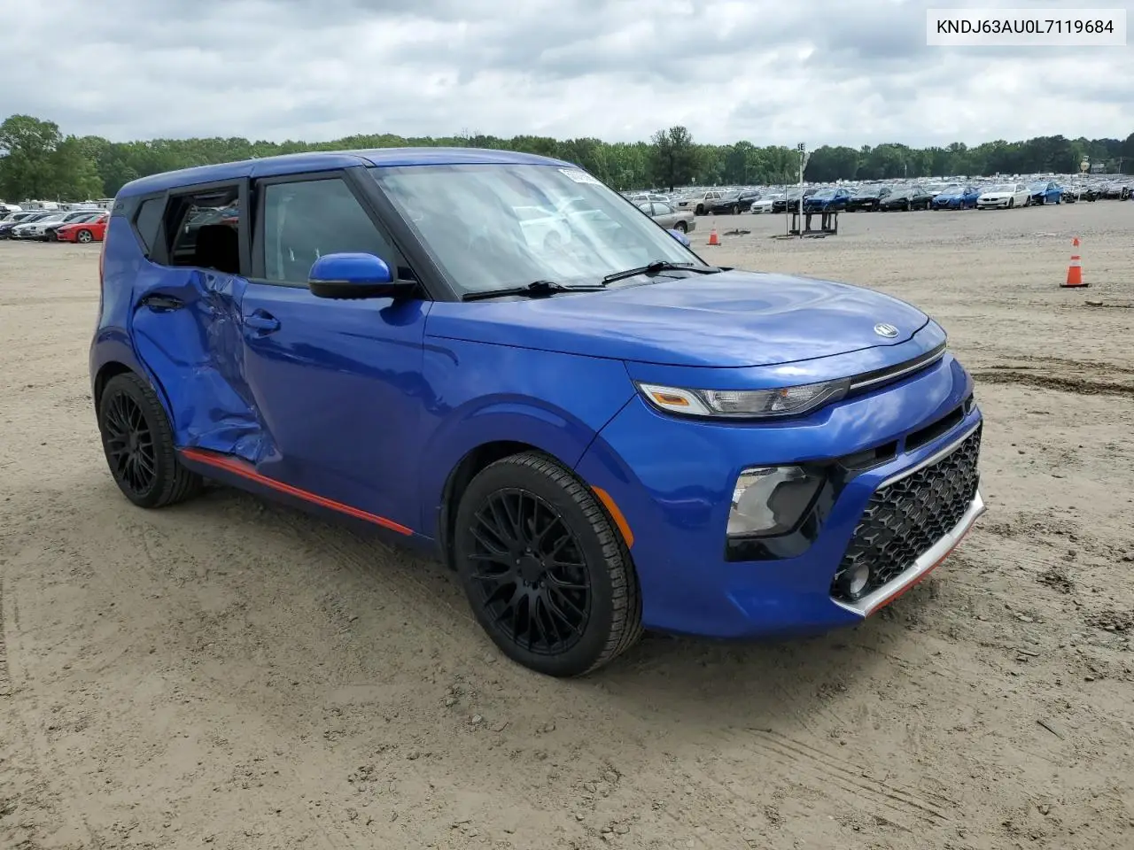 2020 Kia Soul Gt Line VIN: KNDJ63AU0L7119684 Lot: 57078565