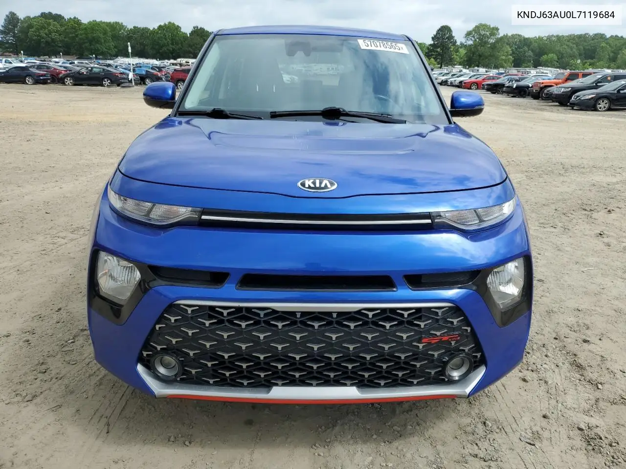 2020 Kia Soul Gt Line VIN: KNDJ63AU0L7119684 Lot: 57078565