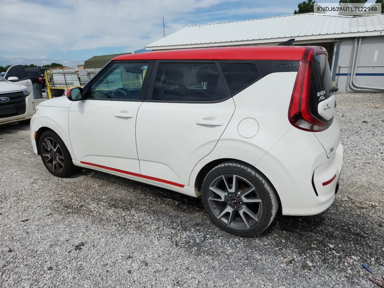 2020 Kia Soul Gt Line VIN: KNDJ63AU1L7122948 Lot: 62713305