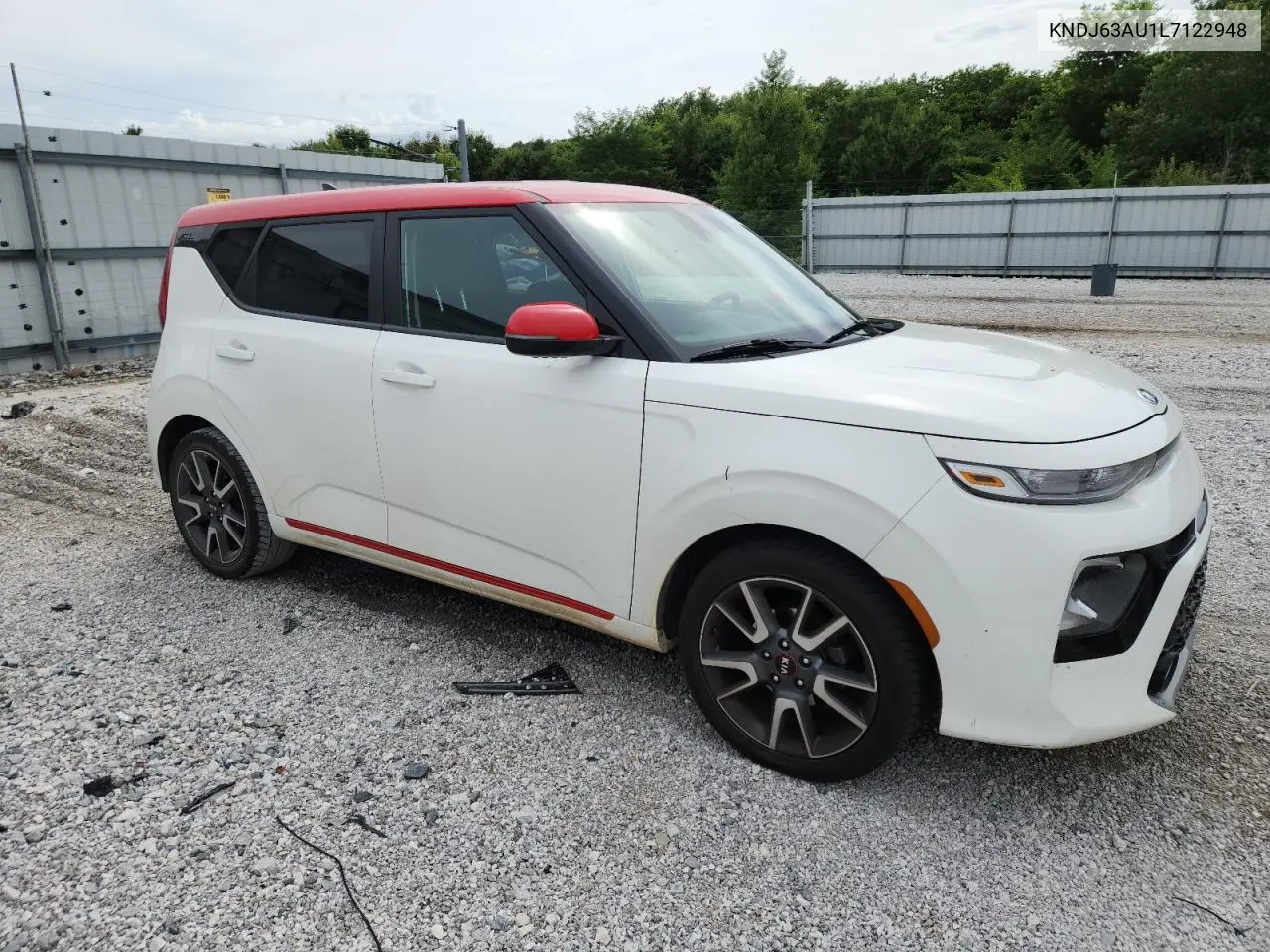 2020 Kia Soul Gt Line VIN: KNDJ63AU1L7122948 Lot: 62713305