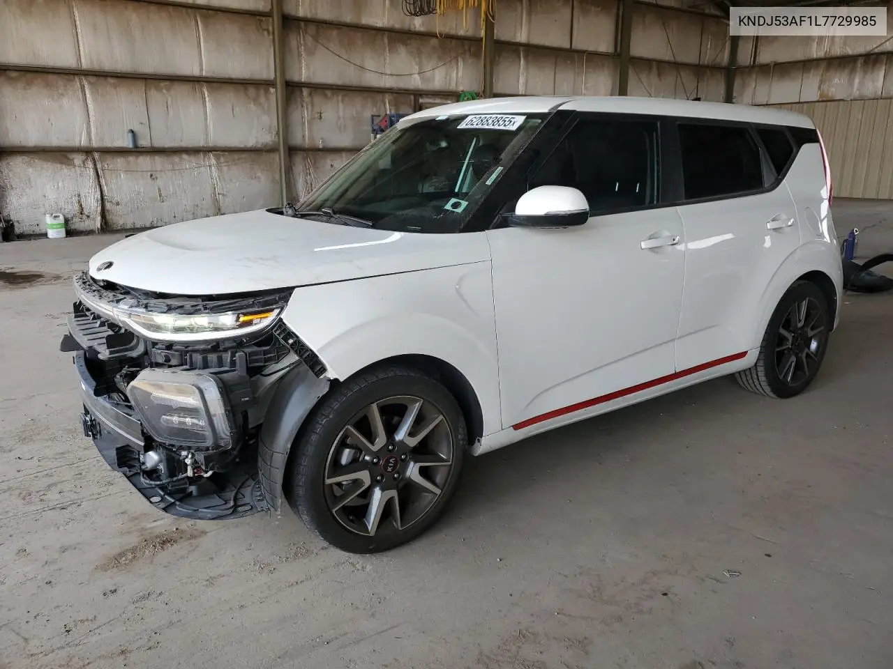 2020 Kia Soul Gt-Line Turbo VIN: KNDJ53AF1L7729985 Lot: 62883855
