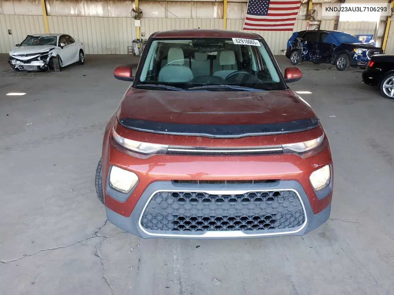 2020 Kia Soul Lx VIN: KNDJ23AU3L7106293 Lot: 62910065