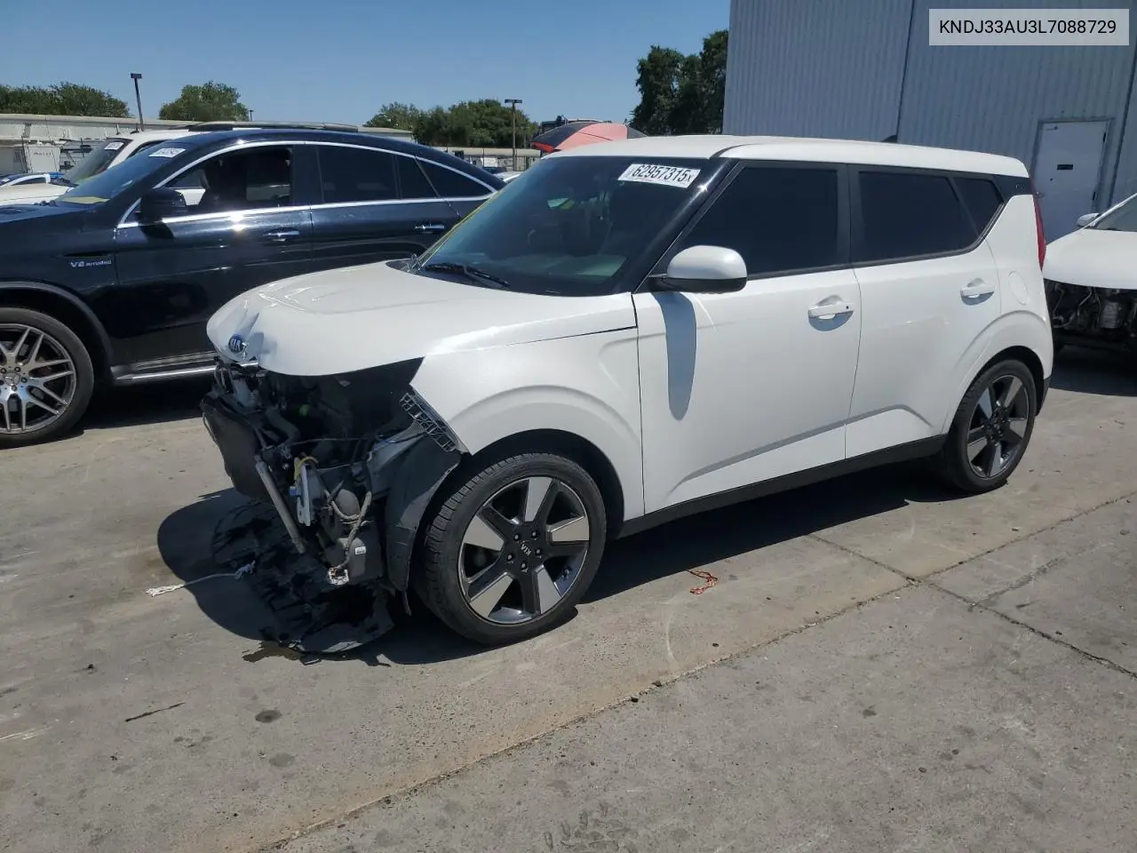 2020 Kia Soul Ex VIN: KNDJ33AU3L7088729 Lot: 62957315