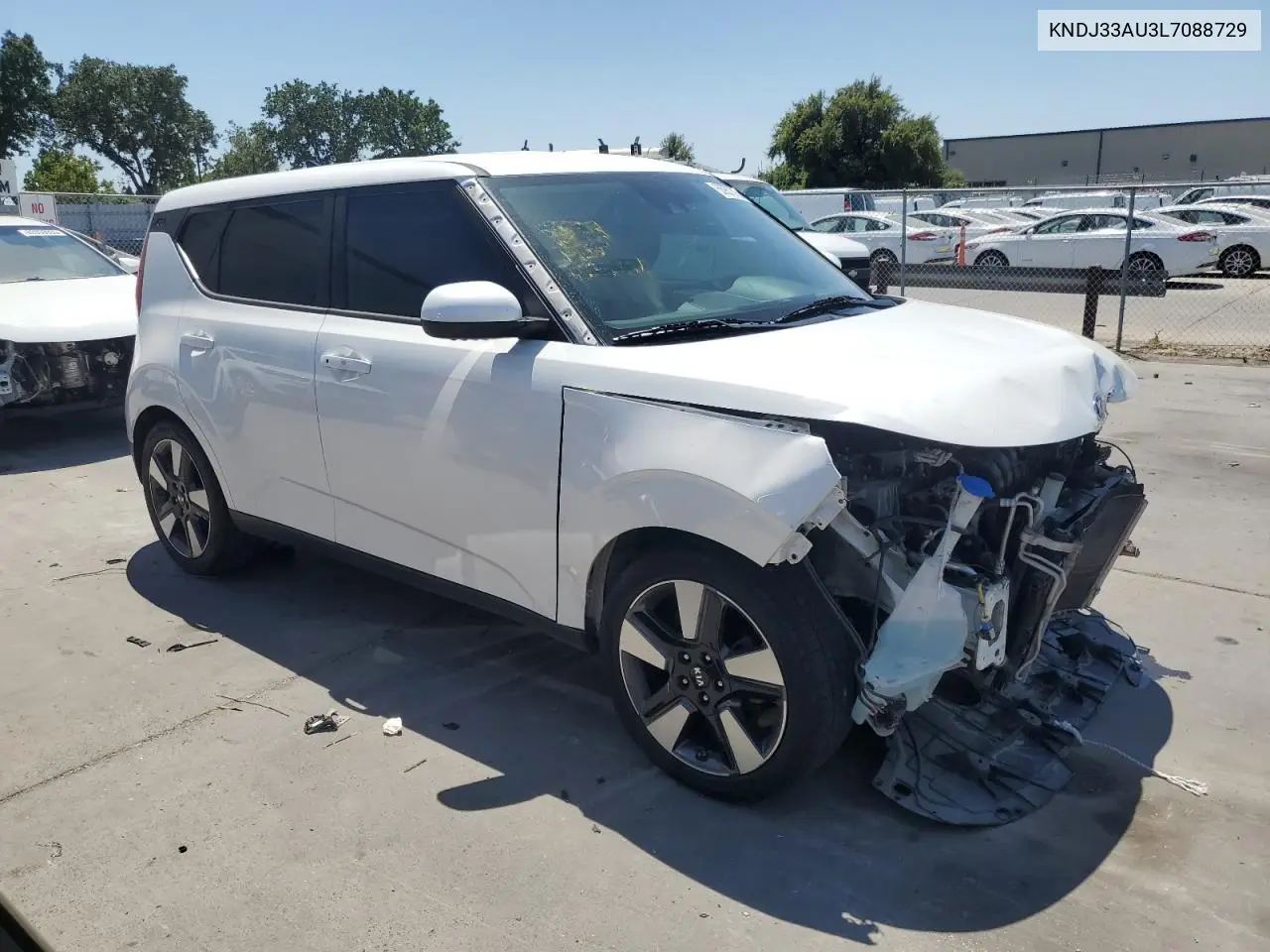 2020 Kia Soul Ex VIN: KNDJ33AU3L7088729 Lot: 62957315