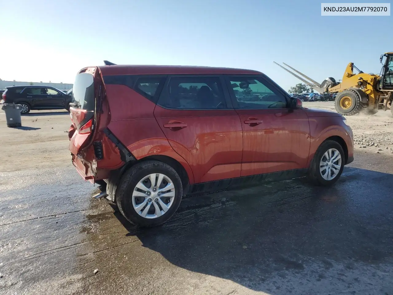2021 Kia Soul Lx VIN: KNDJ23AU2M7792070 Lot: 56409145