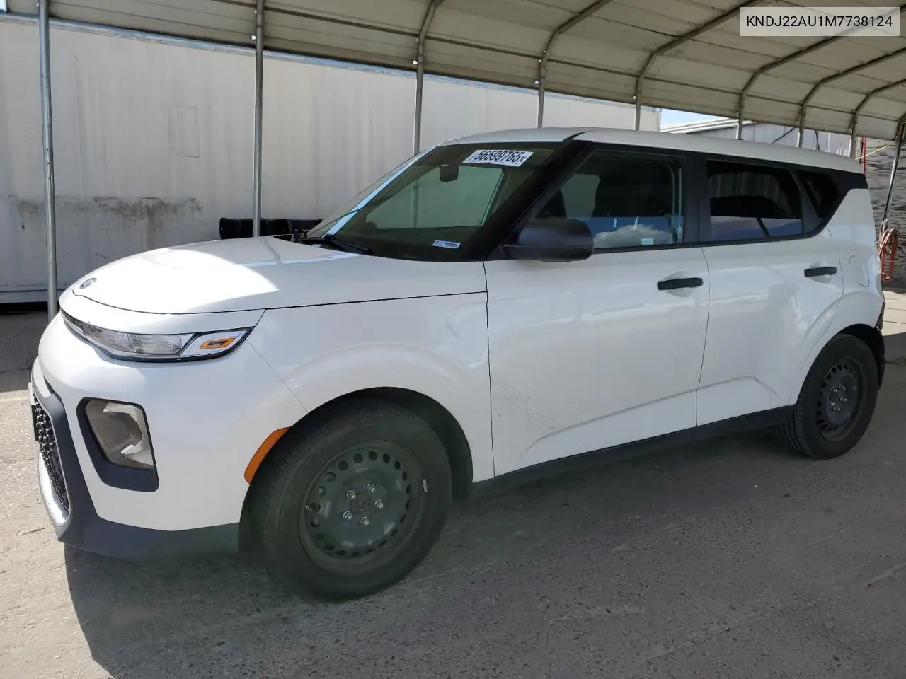 2021 Kia Soul Lx VIN: KNDJ22AU1M7738124 Lot: 56599765