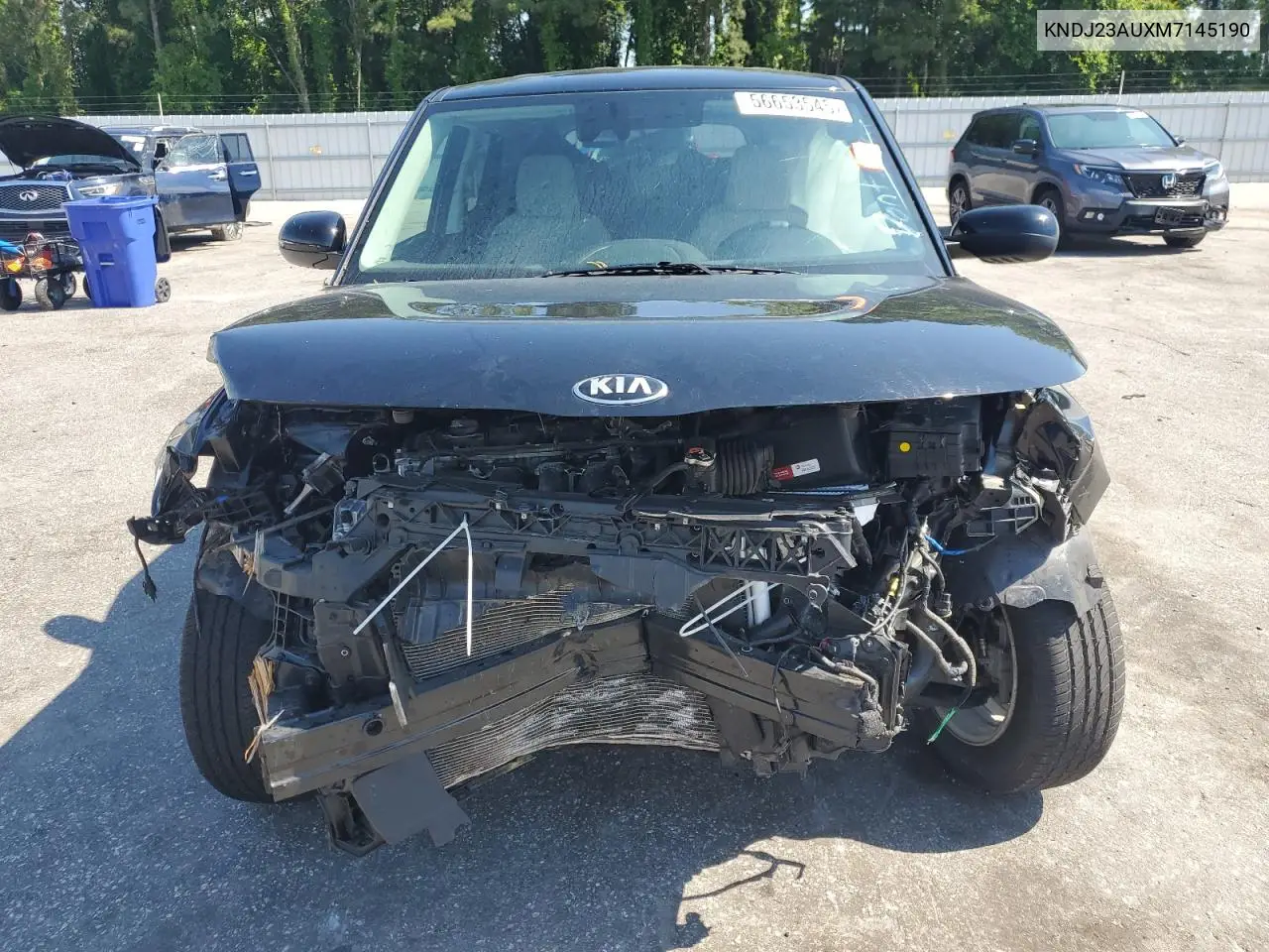 2021 Kia Soul Lx VIN: KNDJ23AUXM7145190 Lot: 56653545