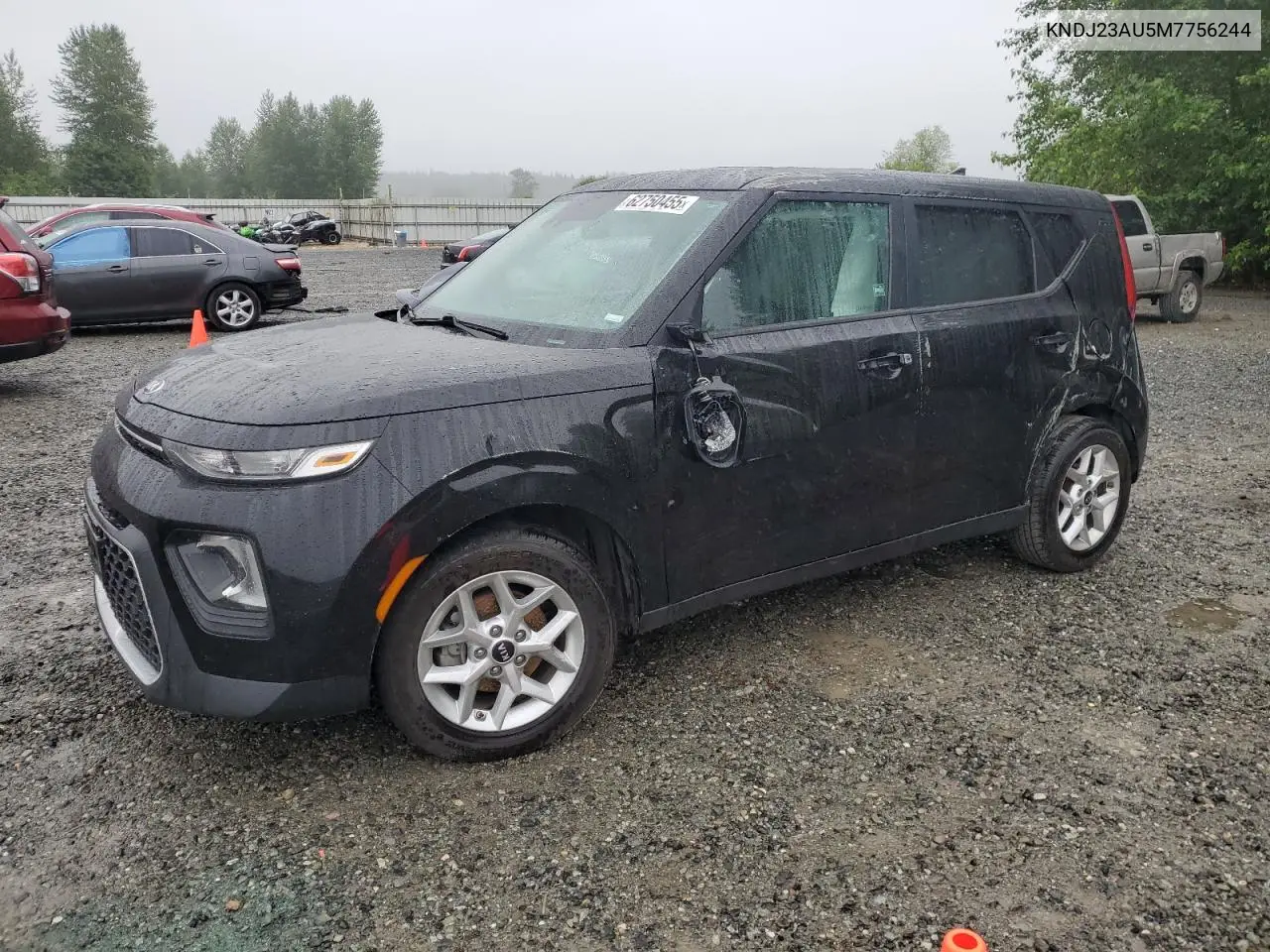 2021 Kia Soul Lx VIN: KNDJ23AU5M7756244 Lot: 62750455