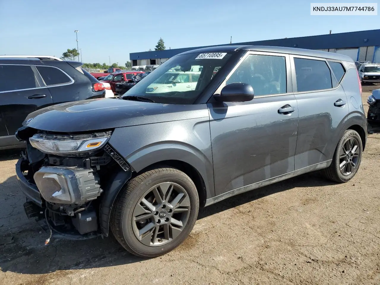 2021 Kia Soul Ex VIN: KNDJ33AU7M7744786 Lot: 65710895