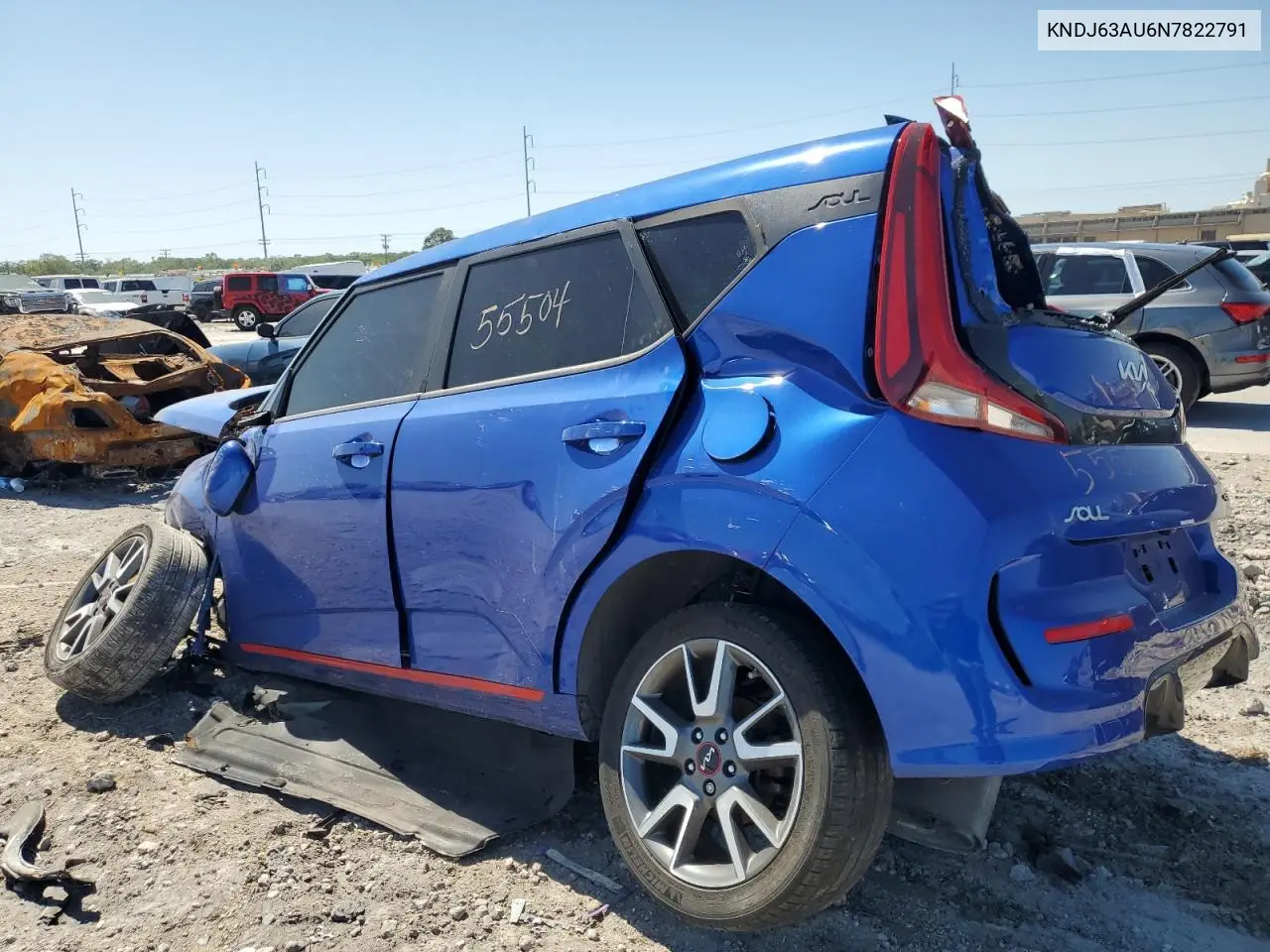 2022 Kia Soul Gt Line VIN: KNDJ63AU6N7822791 Lot: 47245055