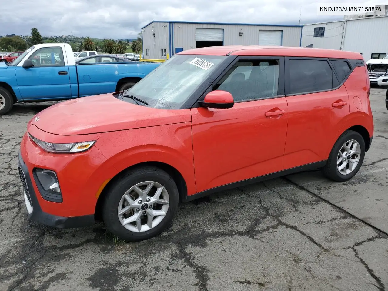2022 Kia Soul Lx VIN: KNDJ23AU8N7158876 Lot: 53147065