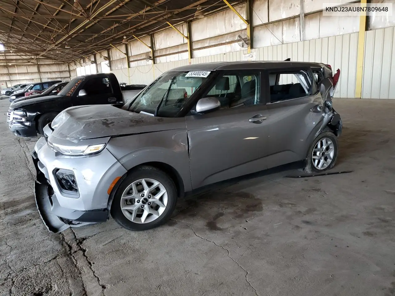 2022 Kia Soul Lx VIN: KNDJ23AU8N7809648 Lot: 53400245