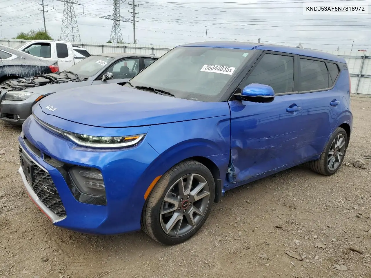 2022 Kia Soul Gt-Line Turbo VIN: KNDJ53AF6N7818972 Lot: 56344035