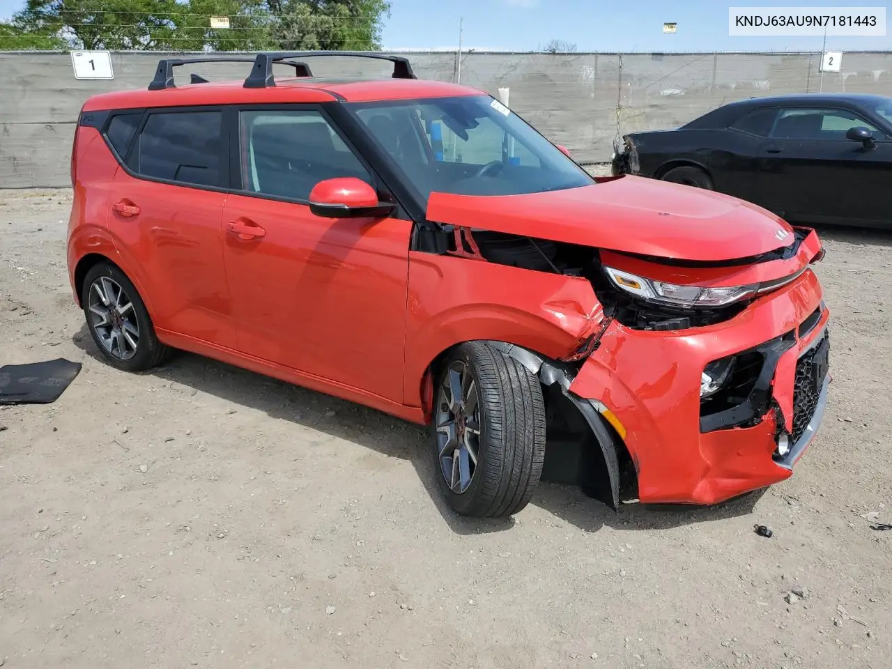 2022 Kia Soul Gt Line VIN: KNDJ63AU9N7181443 Lot: 56532475