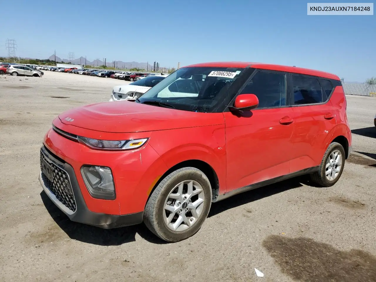 2022 Kia Soul Lx VIN: KNDJ23AUXN7184248 Lot: 57066295