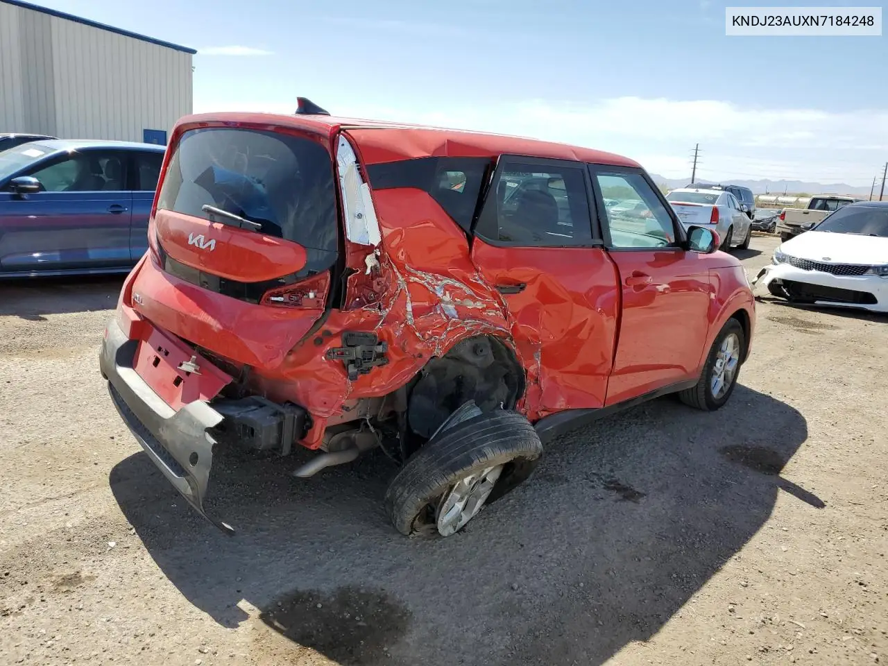 2022 Kia Soul Lx VIN: KNDJ23AUXN7184248 Lot: 57066295