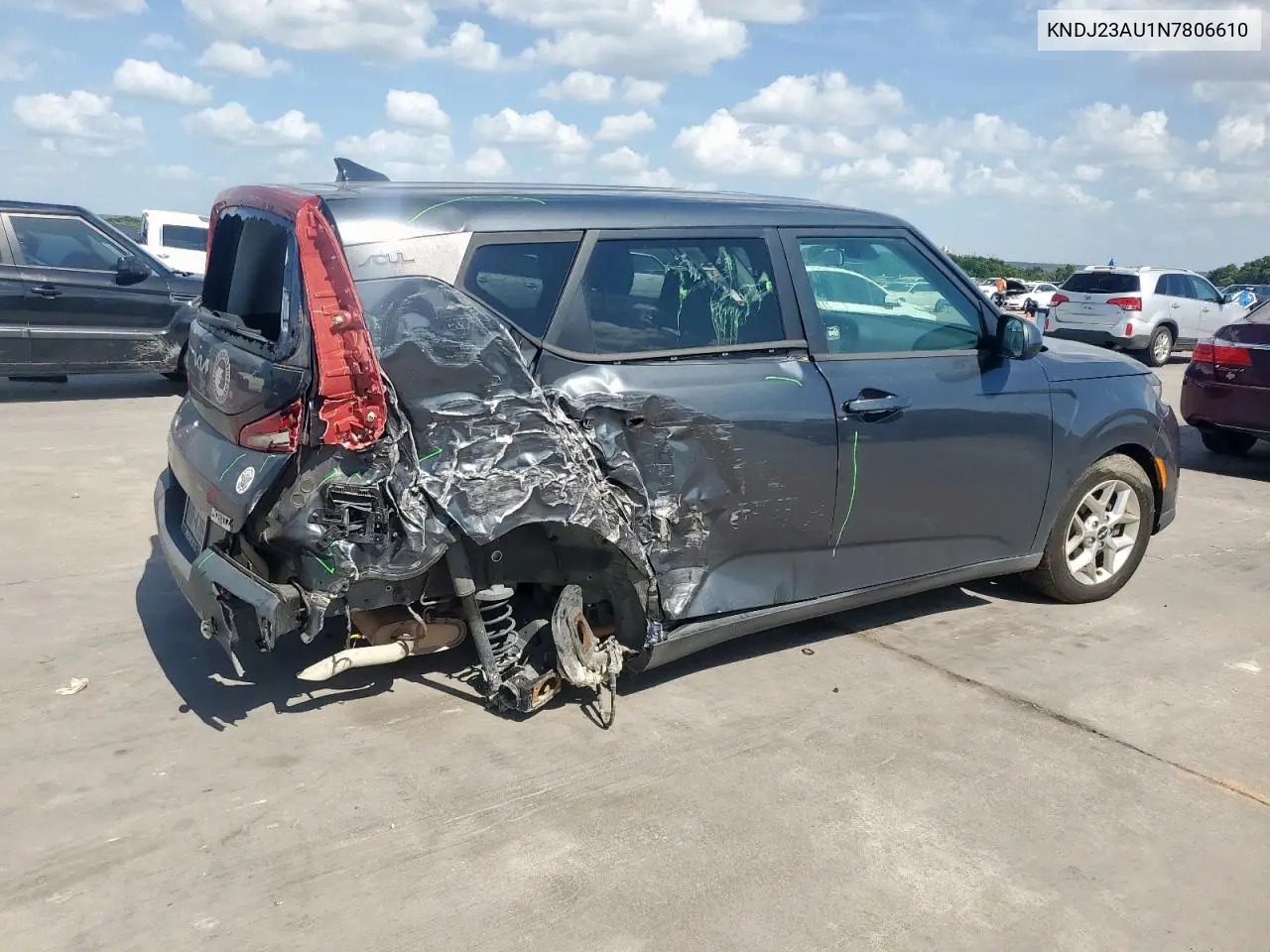 2022 Kia Soul Lx VIN: KNDJ23AU1N7806610 Lot: 63009345