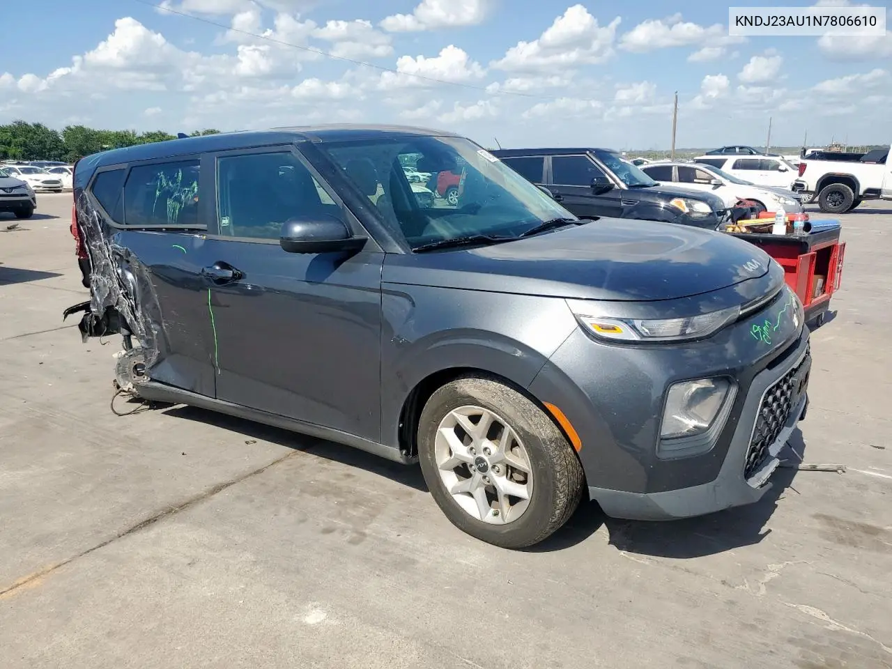 2022 Kia Soul Lx VIN: KNDJ23AU1N7806610 Lot: 63009345