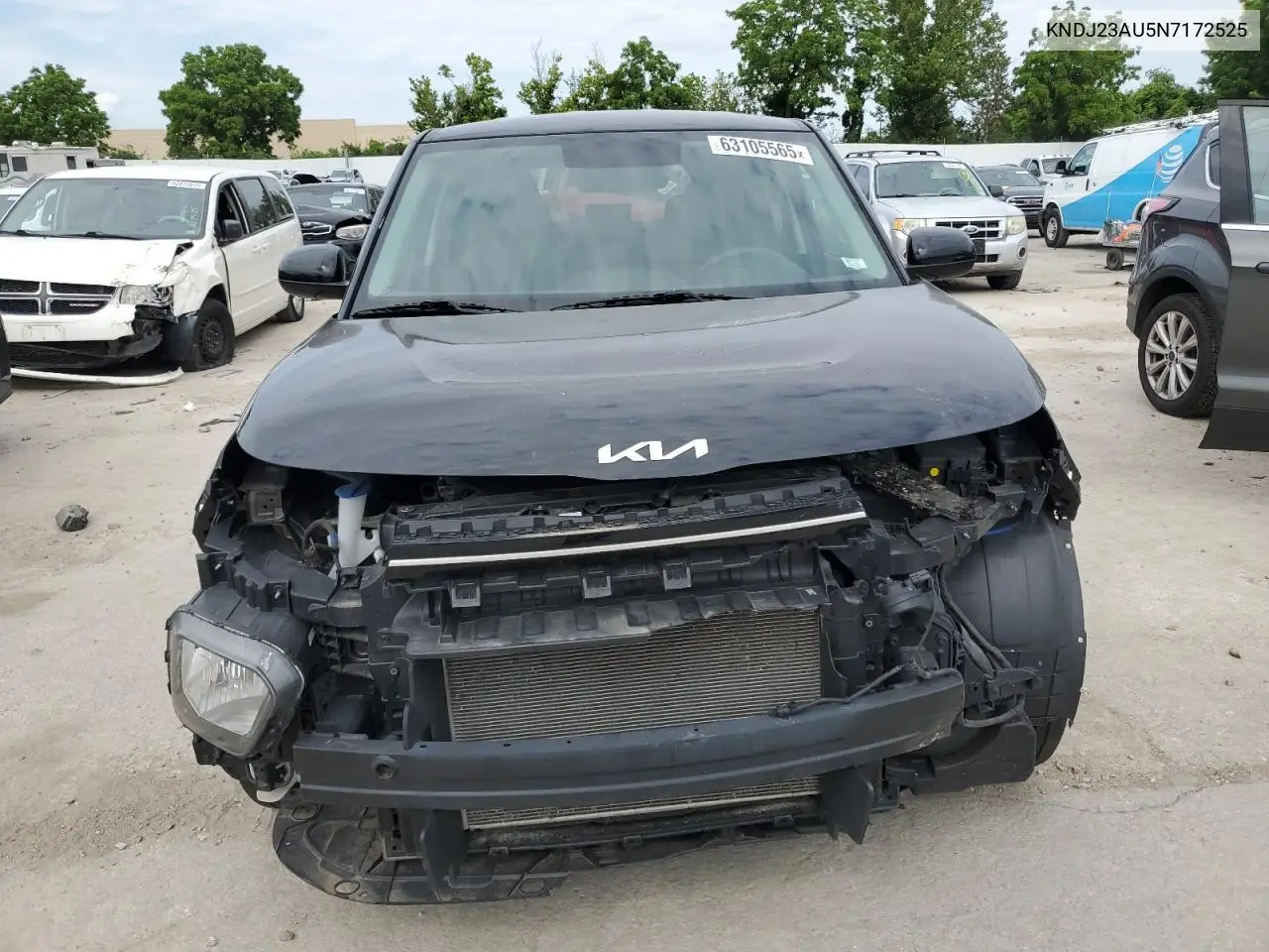 2022 Kia Soul Lx VIN: KNDJ23AU5N7172525 Lot: 63105565