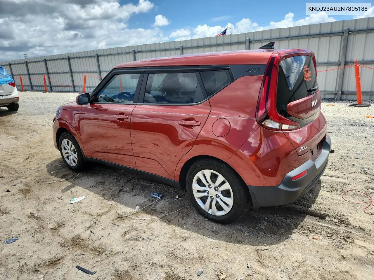 2022 Kia Soul Lx VIN: KNDJ23AU2N7805188 Lot: 63290975
