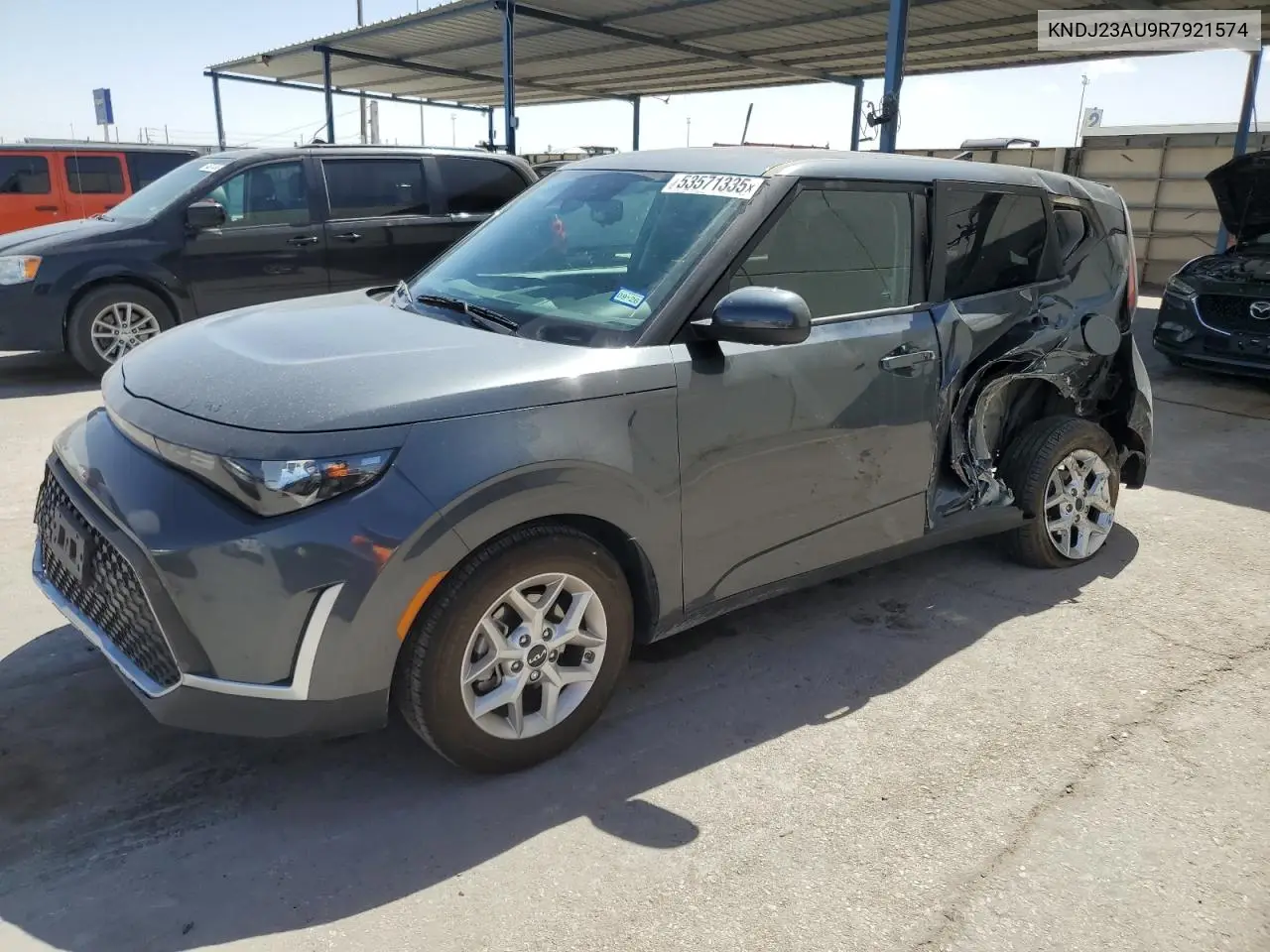 2024 Kia Soul Lx VIN: KNDJ23AU9R7921574 Lot: 53571335