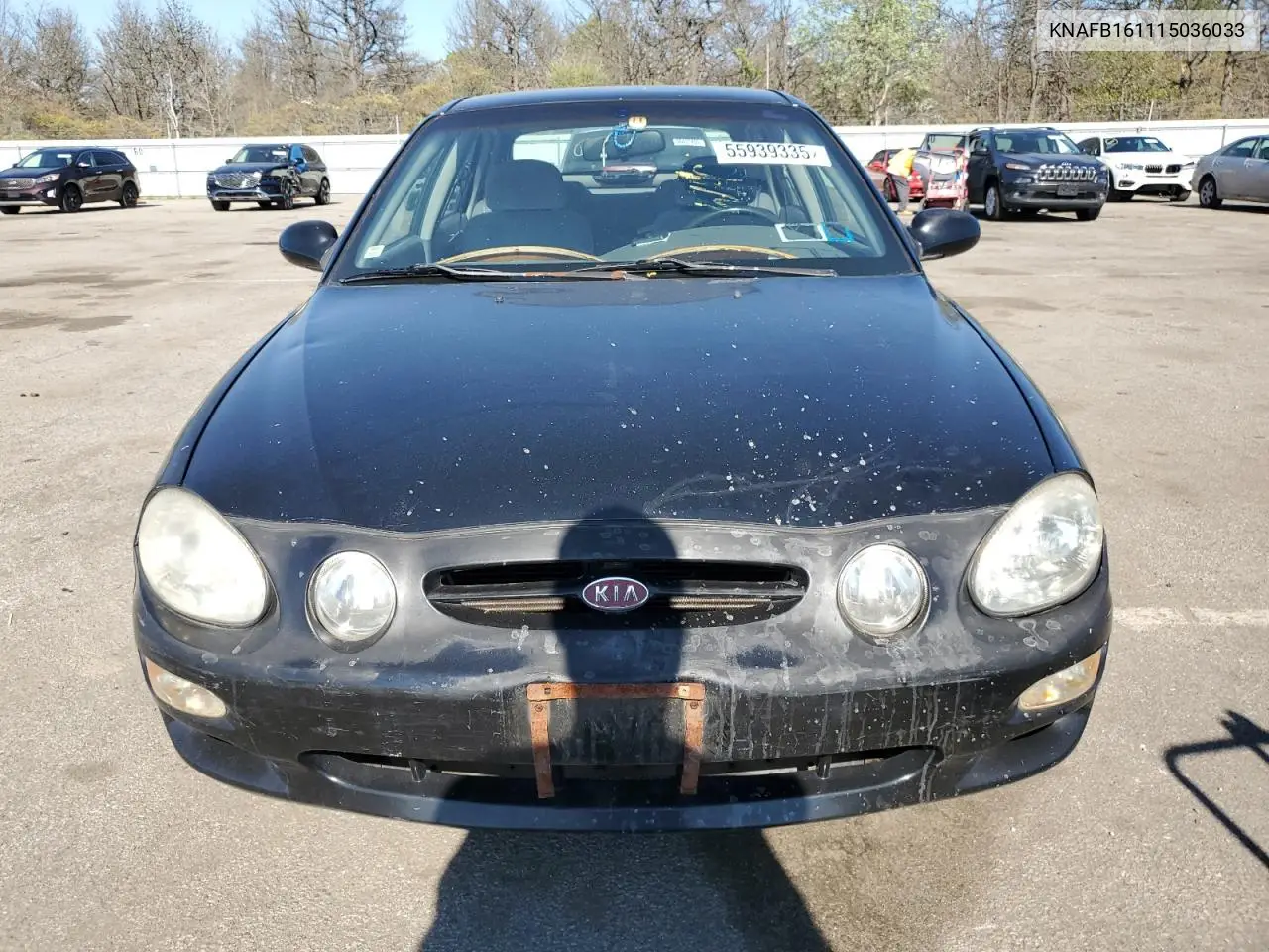 2001 Kia Spectra Gs VIN: KNAFB161115036033 Lot: 55939335