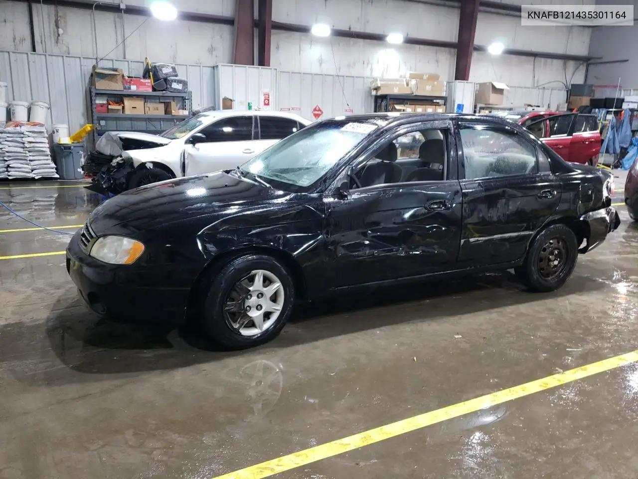 2003 Kia Spectra Base VIN: KNAFB121435301164 Lot: 51468115