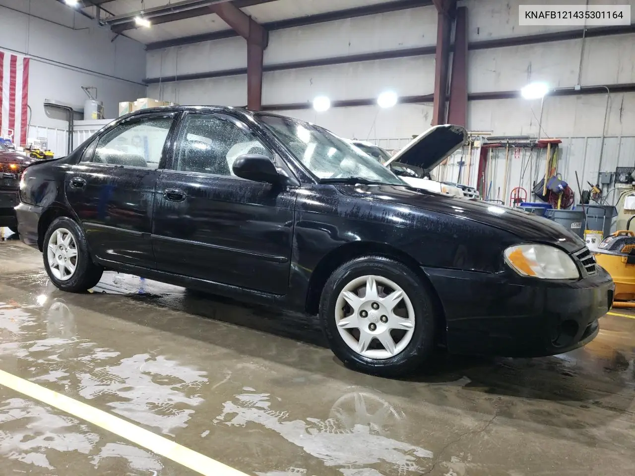 2003 Kia Spectra Base VIN: KNAFB121435301164 Lot: 51468115