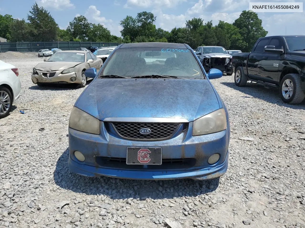 2005 Kia Spectra5 VIN: KNAFE161455084249 Lot: 60356825