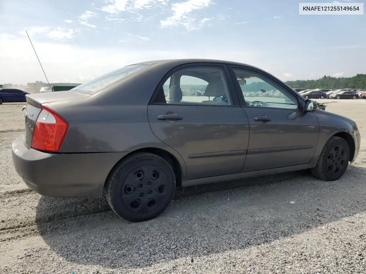 2005 Kia Spectra Lx VIN: KNAFE121255149654 Lot: 60555705