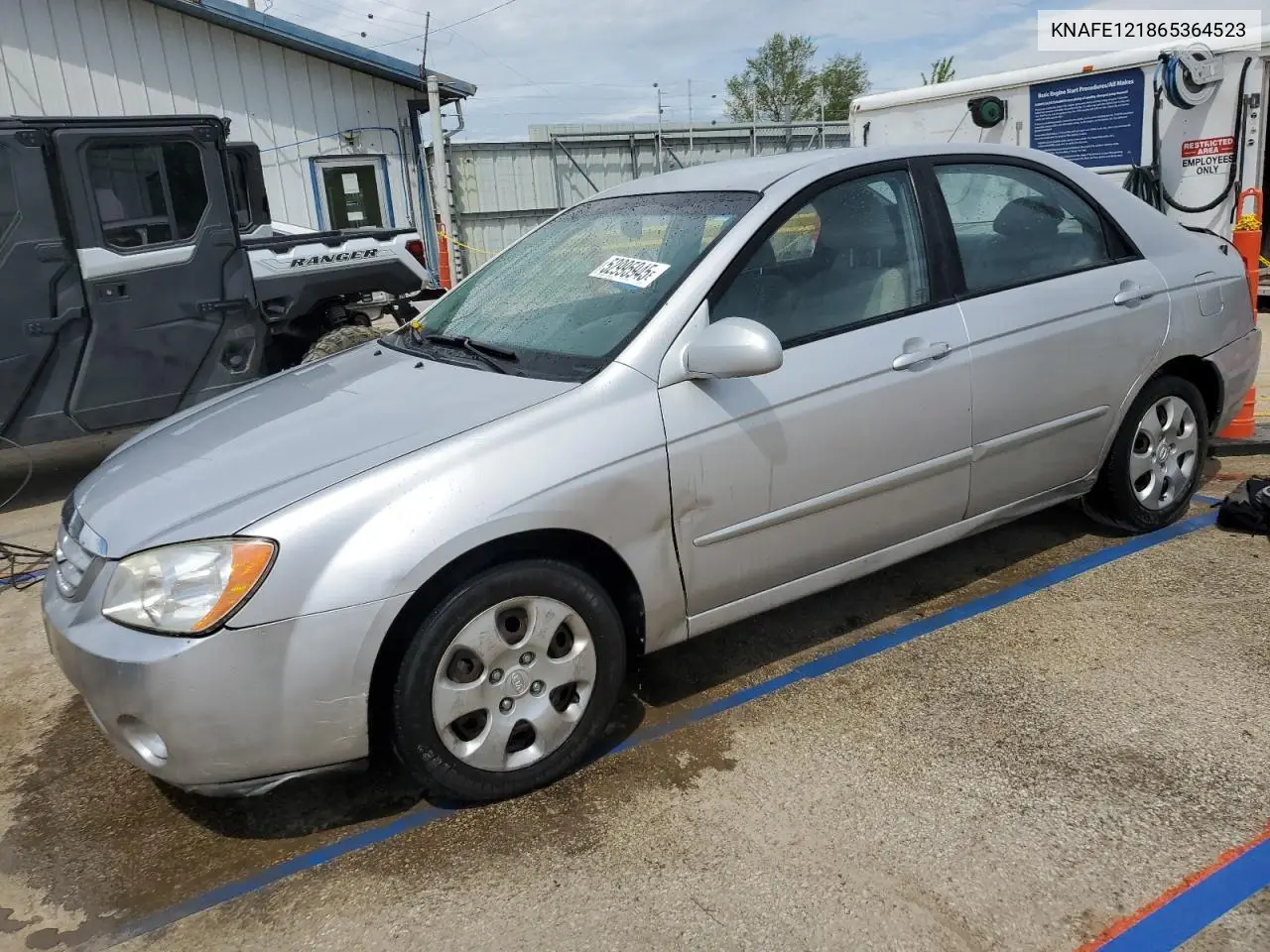 2006 Kia Spectra Lx VIN: KNAFE121865364523 Lot: 52995945