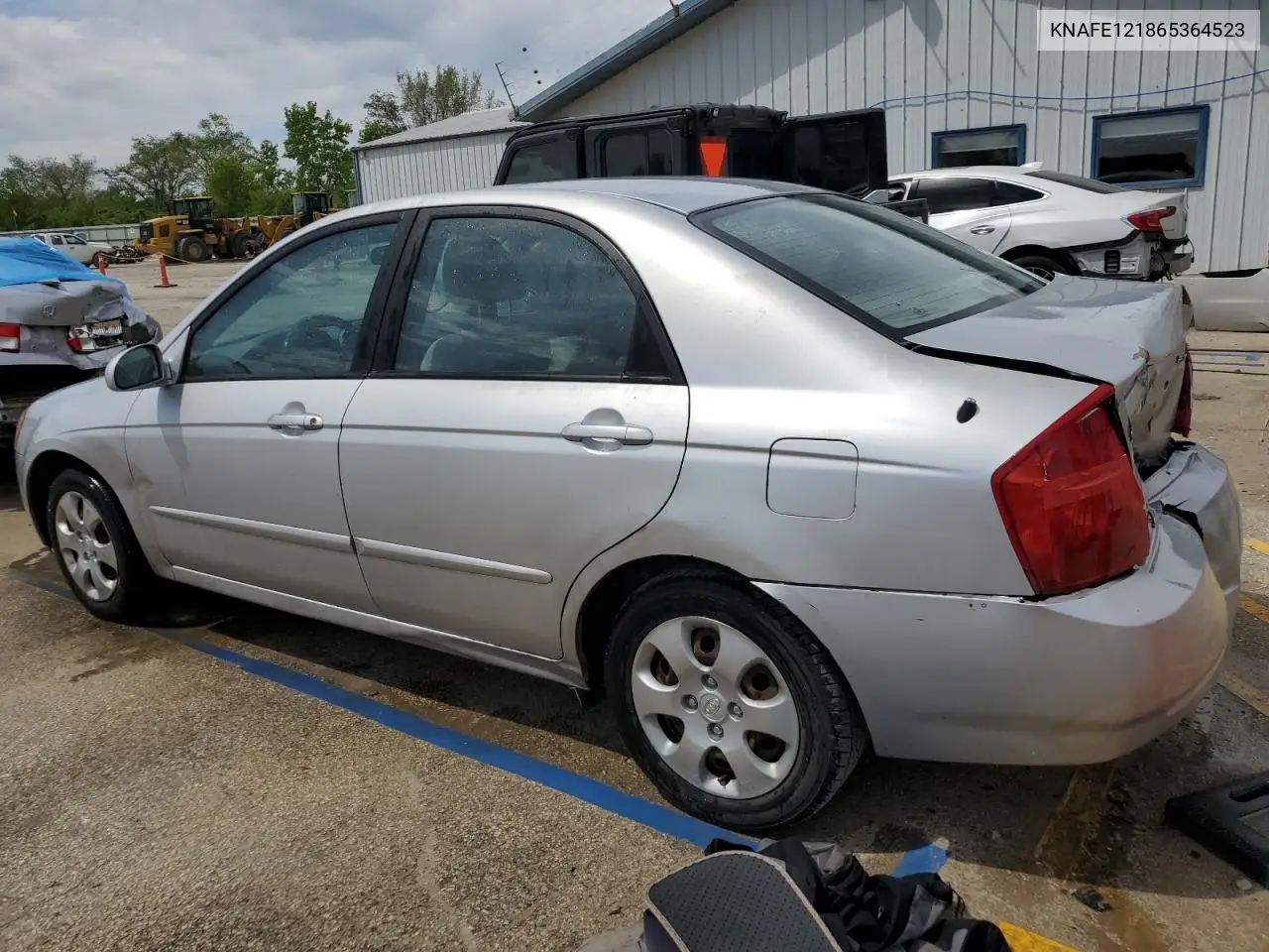 2006 Kia Spectra Lx VIN: KNAFE121865364523 Lot: 52995945