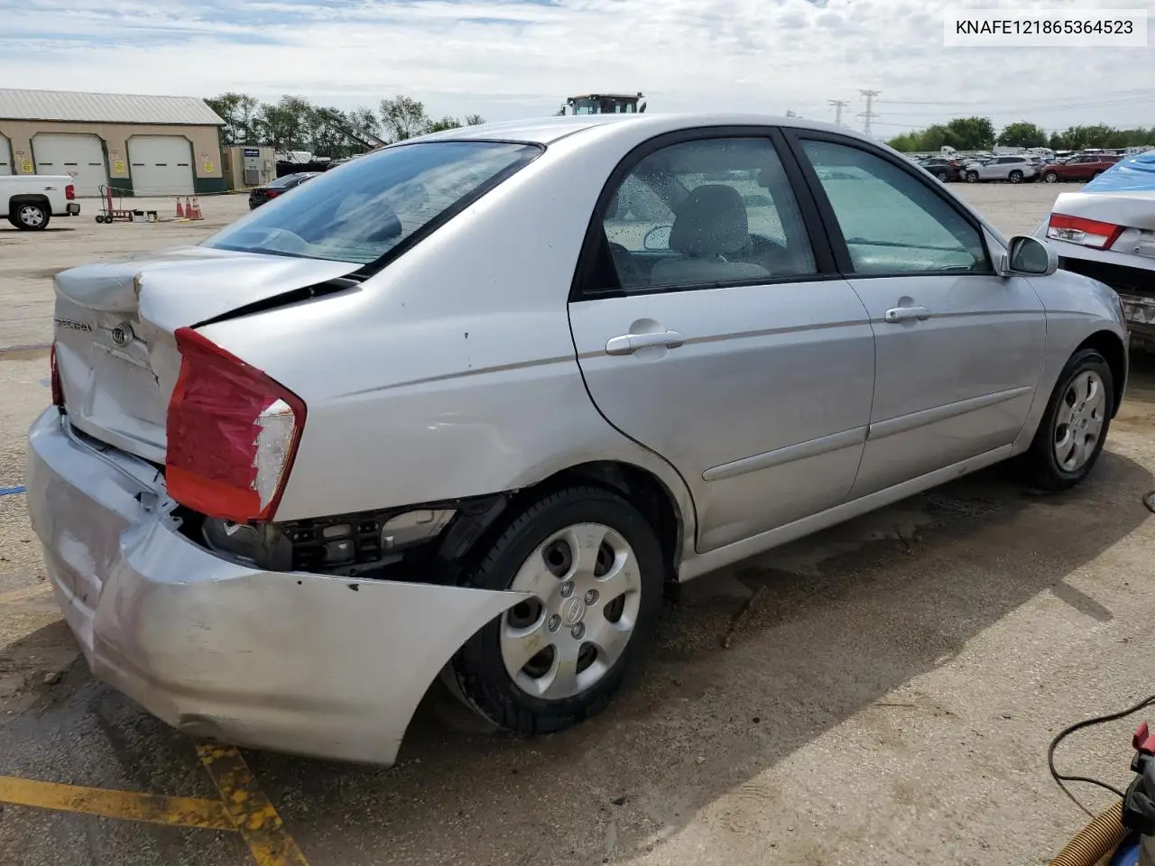 2006 Kia Spectra Lx VIN: KNAFE121865364523 Lot: 52995945