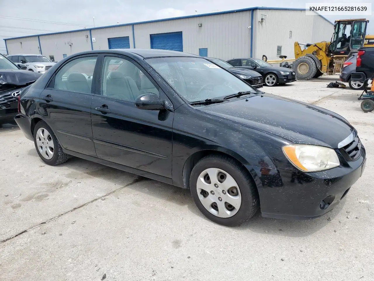 2006 Kia Spectra Lx VIN: KNAFE121665281639 Lot: 54583825